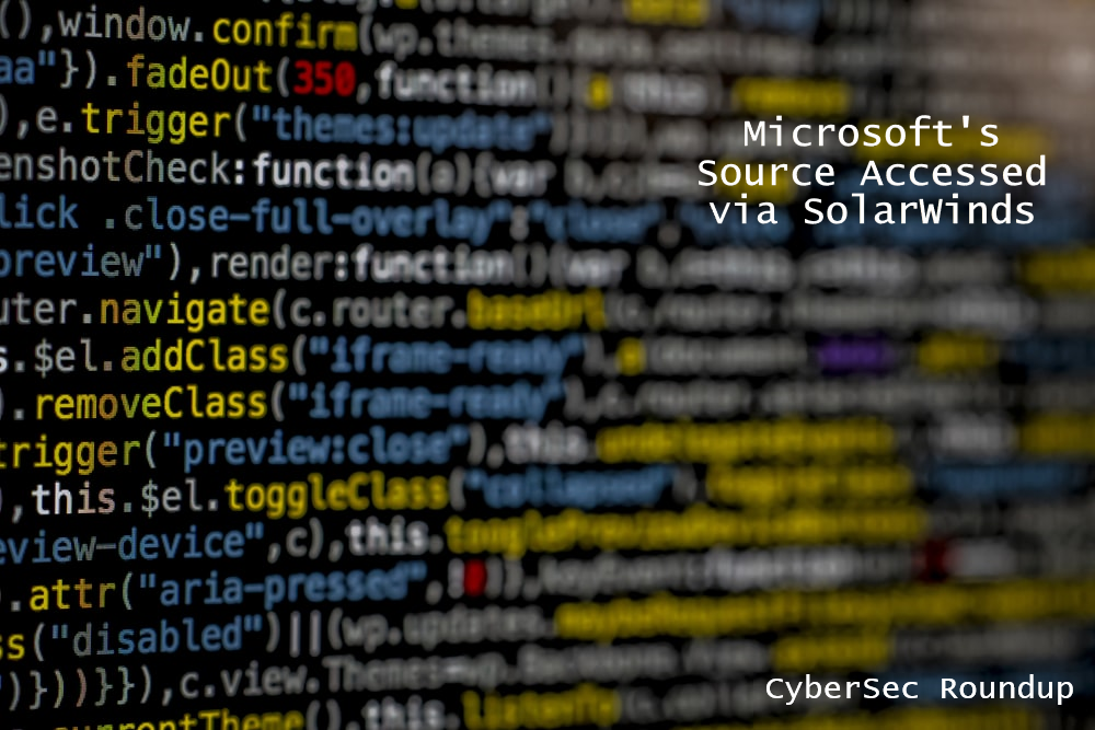 CyberSec Roundup – 4th January, 2021